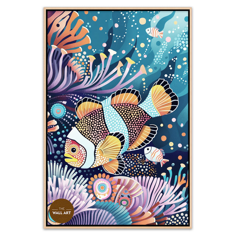 ARBORIGINAL ART OF FISH AND REED I