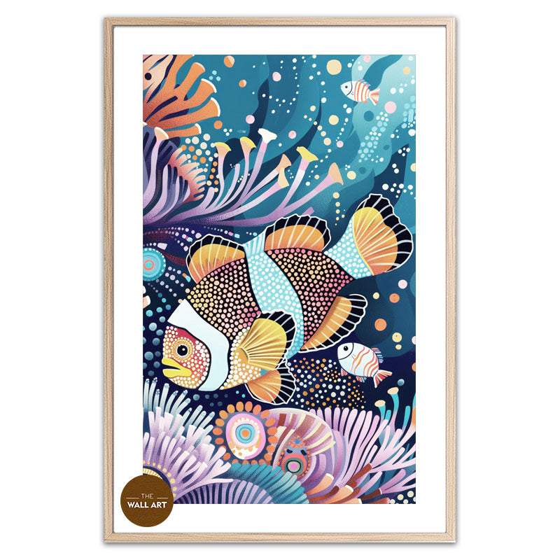 ARBORIGINAL ART OF FISH AND REED I