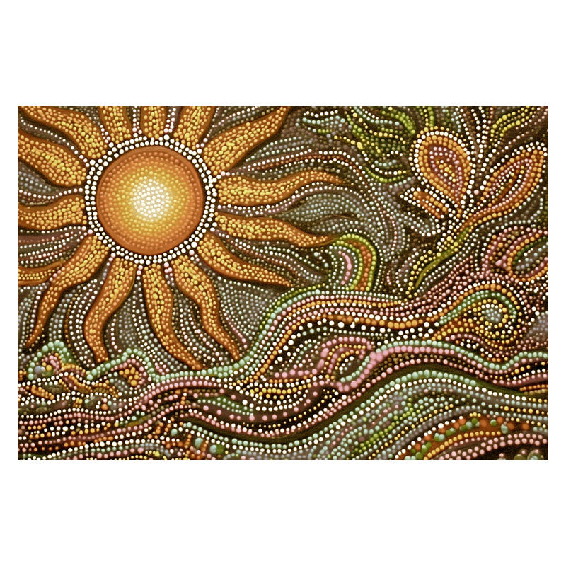 ARBORIGINAL ART OF GOLDEN SUN