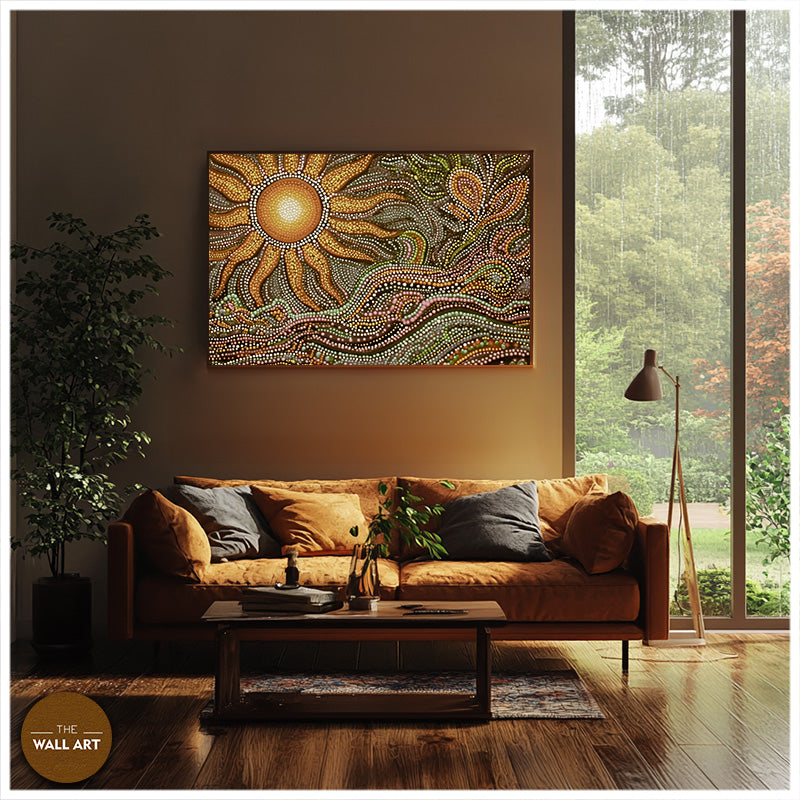 ARBORIGINAL ART OF GOLDEN SUN