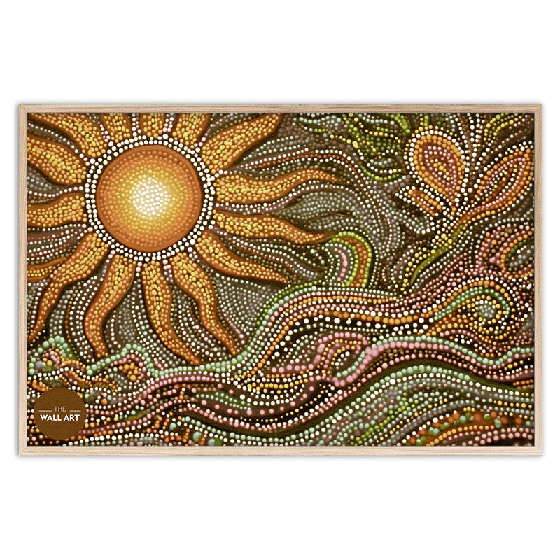 ARBORIGINAL ART OF GOLDEN SUN
