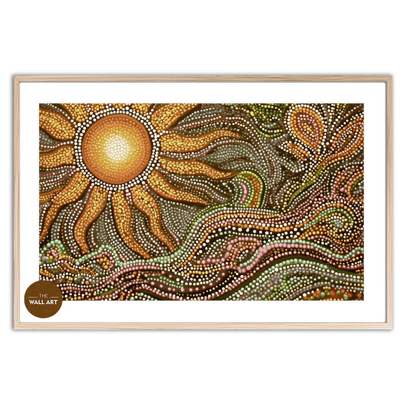 ARBORIGINAL ART OF GOLDEN SUN