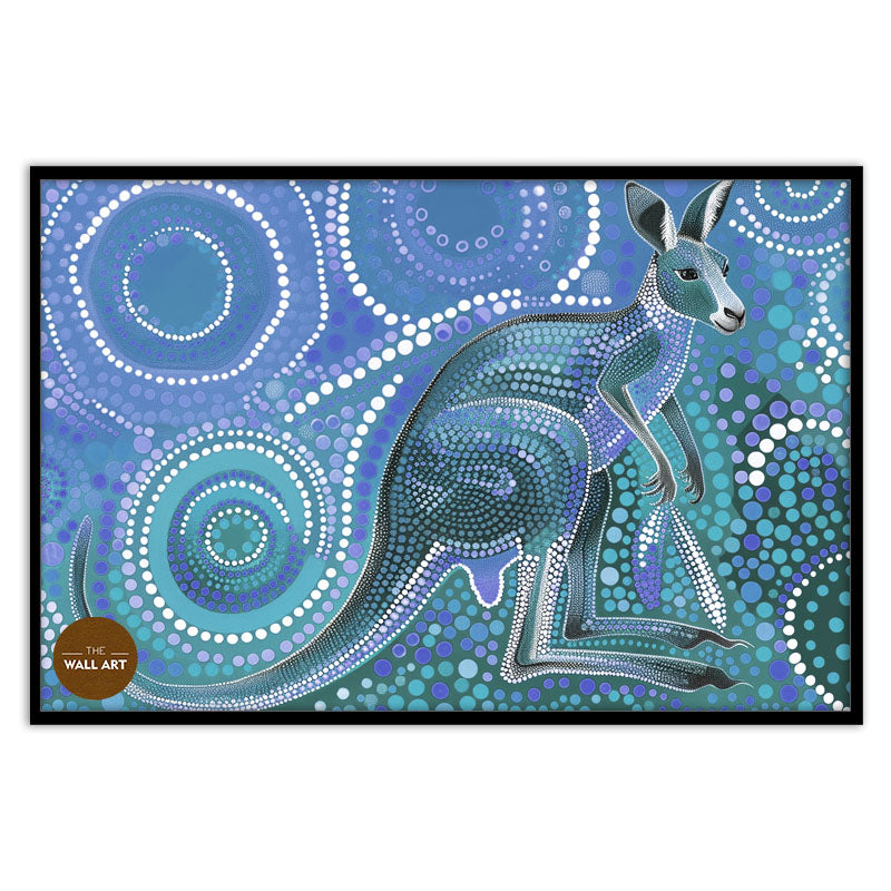 ARBORIGINAL ART OF KANGAROO II (2)