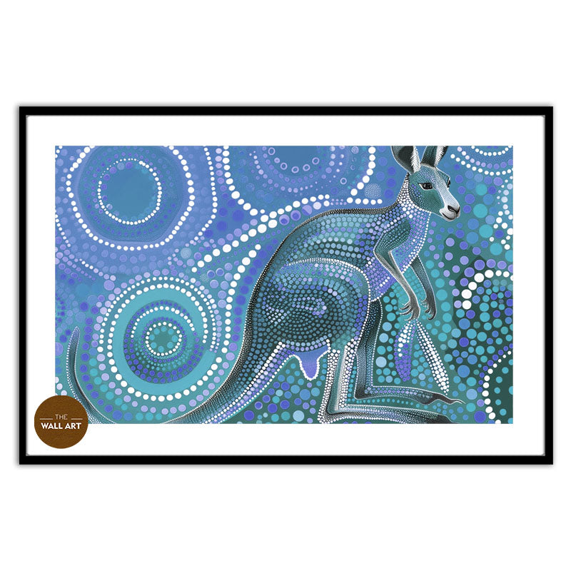 ARBORIGINAL ART OF KANGAROO II (2)