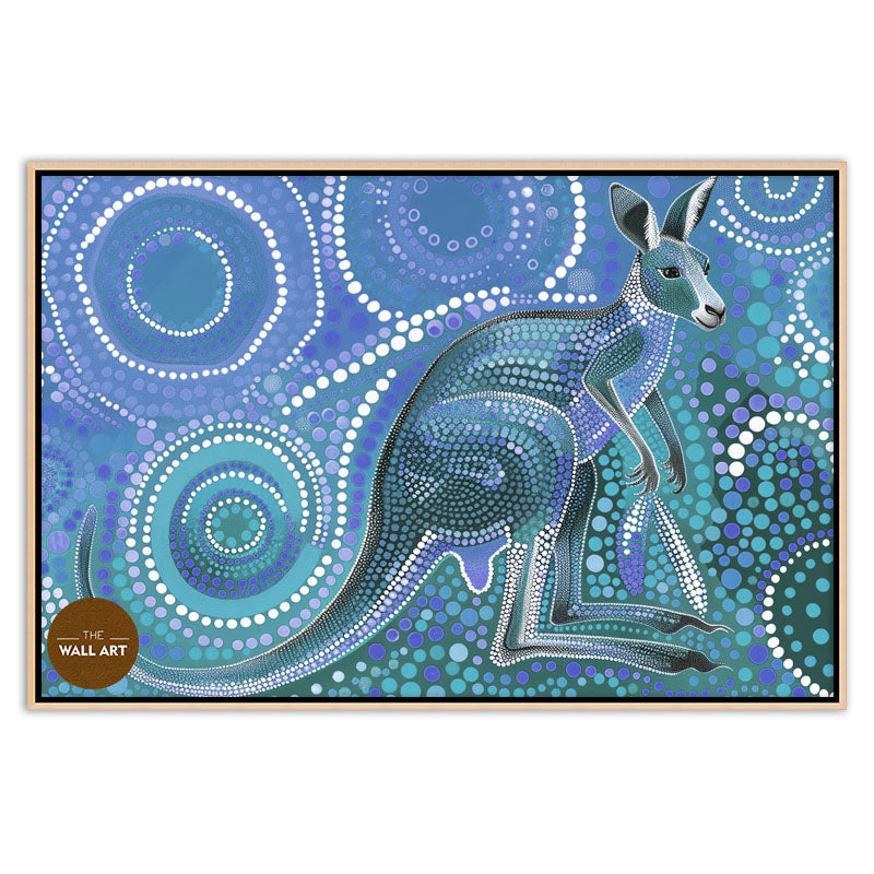 ARBORIGINAL ART OF KANGAROO II (2)