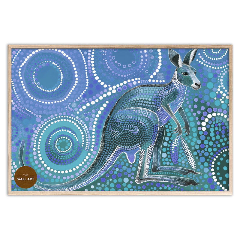ARBORIGINAL ART OF KANGAROO II (2)