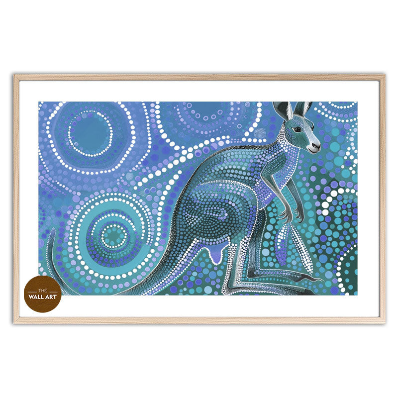 ARBORIGINAL ART OF KANGAROO II (2)