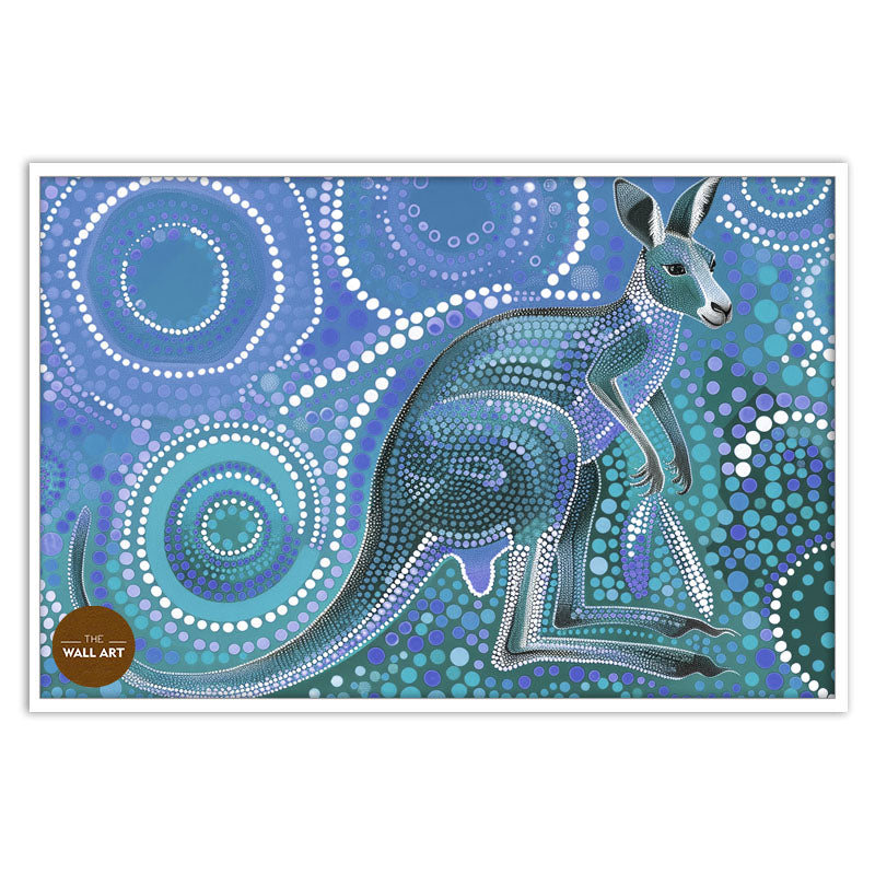 ARBORIGINAL ART OF KANGAROO II (2)