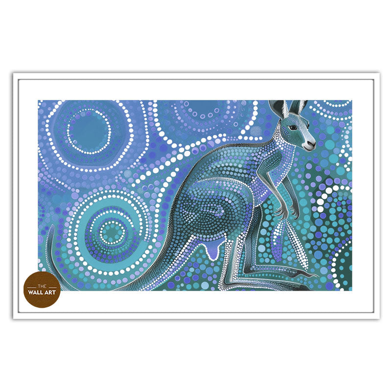 ARBORIGINAL ART OF KANGAROO II (2)