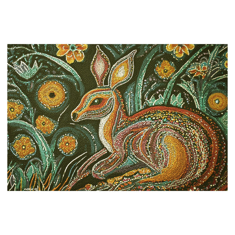 ARBORIGINAL ART OF KANGAROO IV