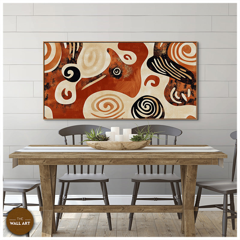 ARBORIGINAL ART OF SPIRAL PATTERN