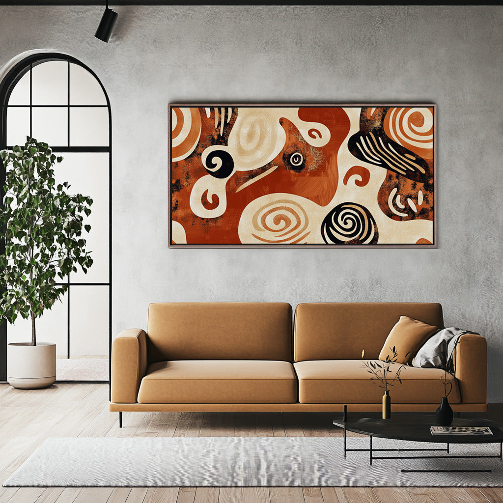 ARBORIGINAL ART OF SPIRAL PATTERN