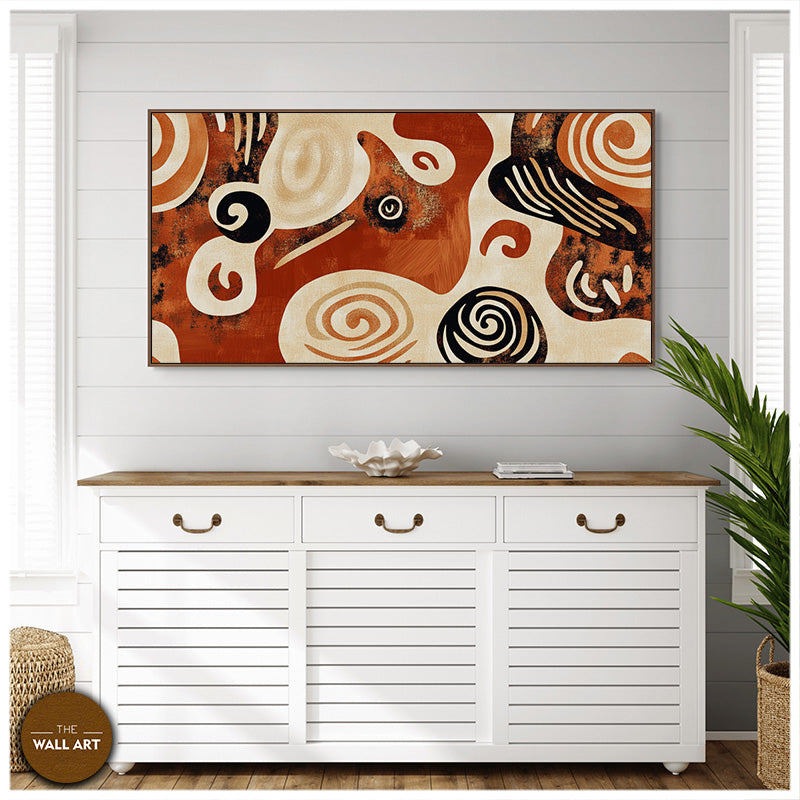 ARBORIGINAL ART OF SPIRAL PATTERN