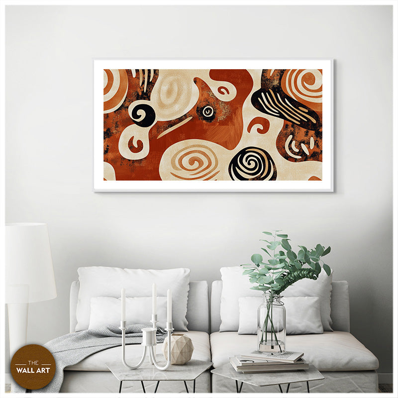 ARBORIGINAL ART OF SPIRAL PATTERN