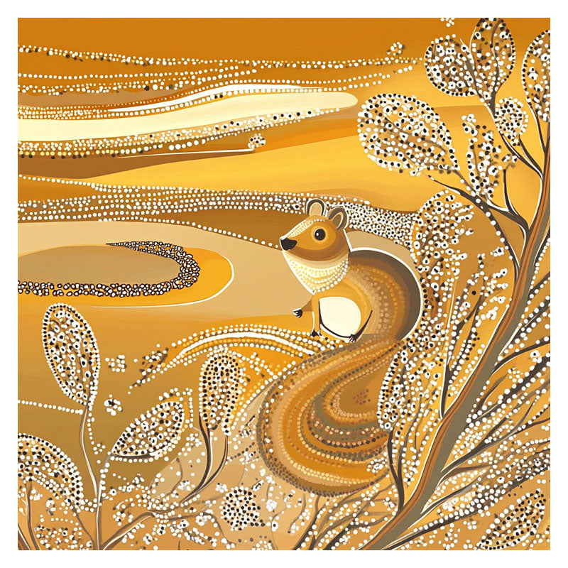 ARBORIGINAL ART OF SQUIRREL II