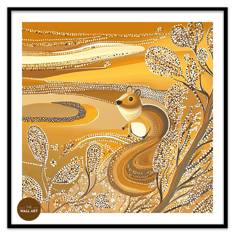 ARBORIGINAL ART OF SQUIRREL II