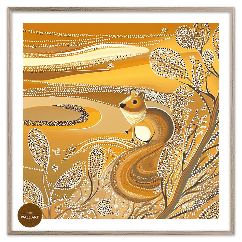 ARBORIGINAL ART OF SQUIRREL II