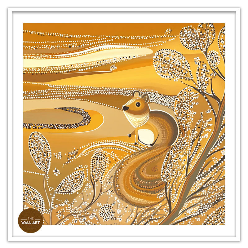 ARBORIGINAL ART OF SQUIRREL II