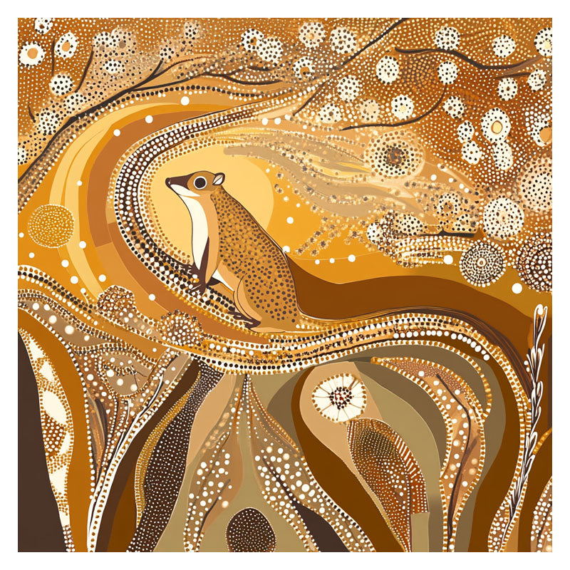 ARBORIGINAL ART OF SQUIRREL I