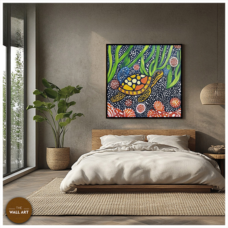 ARBORIGINAL ART OF TURTLE