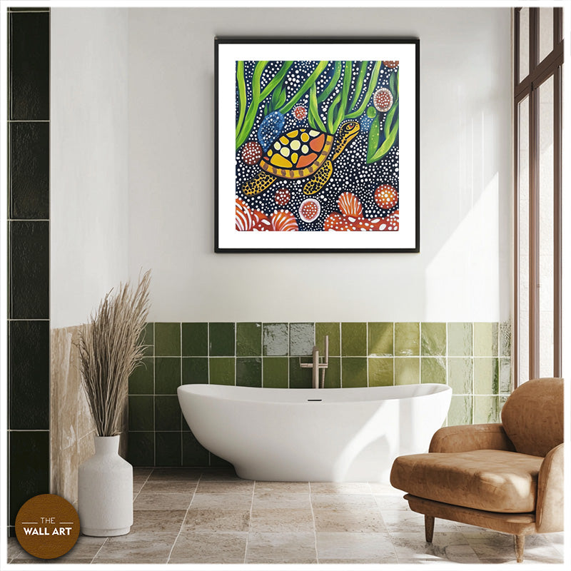 ARBORIGINAL ART OF TURTLE