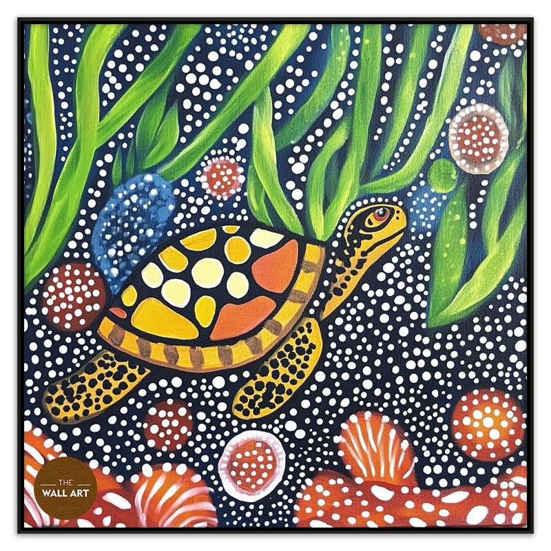ARBORIGINAL ART OF TURTLE
