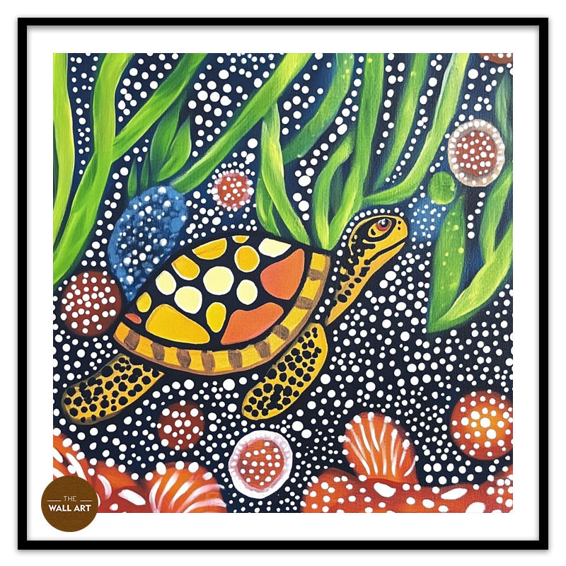 ARBORIGINAL ART OF TURTLE