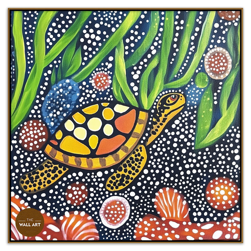 ARBORIGINAL ART OF TURTLE