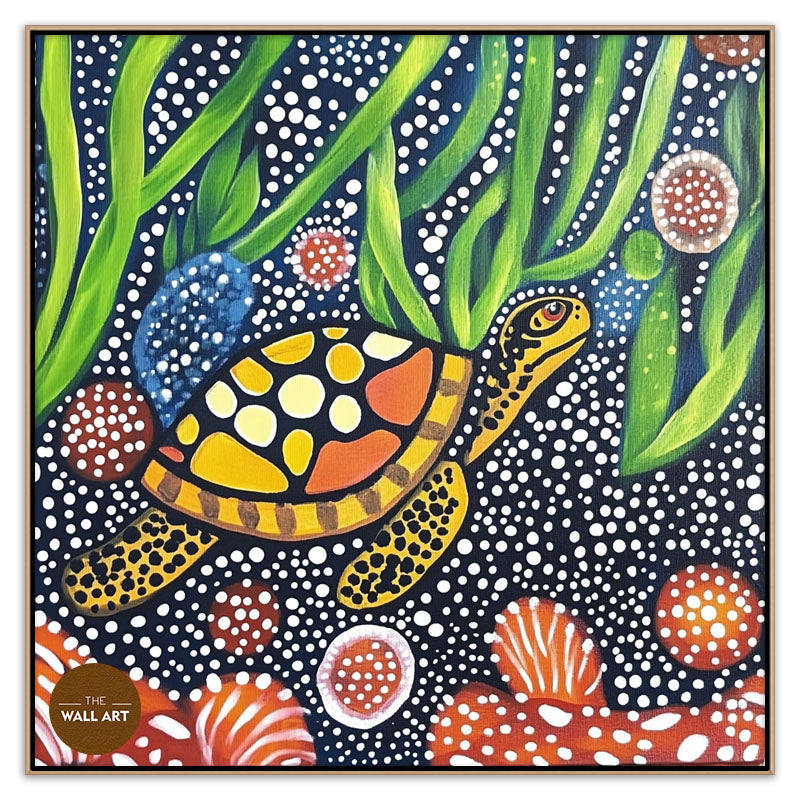 ARBORIGINAL ART OF TURTLE
