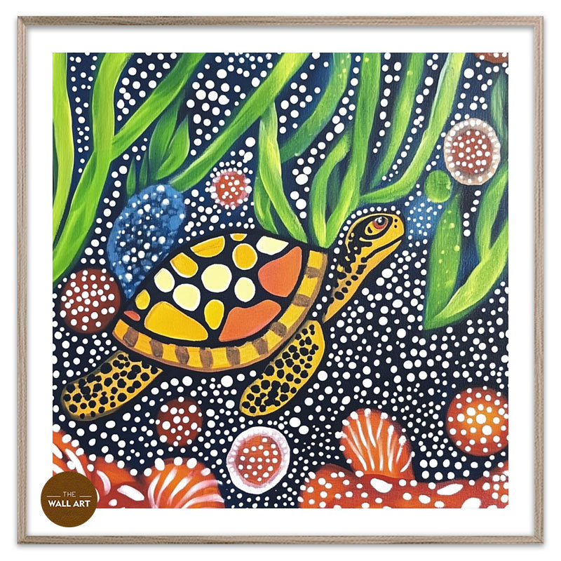 ARBORIGINAL ART OF TURTLE
