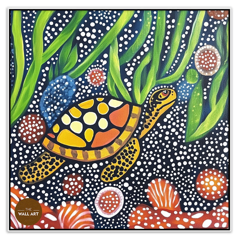 ARBORIGINAL ART OF TURTLE