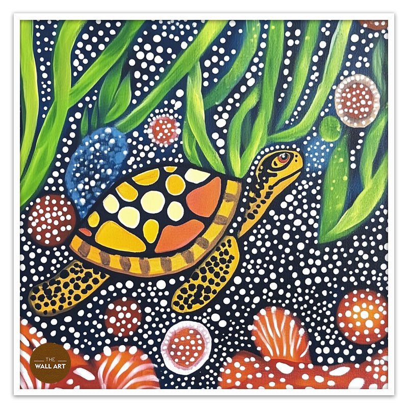 ARBORIGINAL ART OF TURTLE