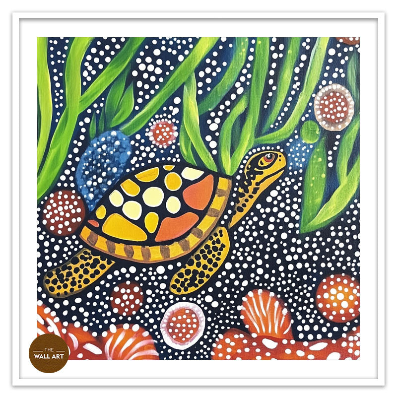 ARBORIGINAL ART OF TURTLE