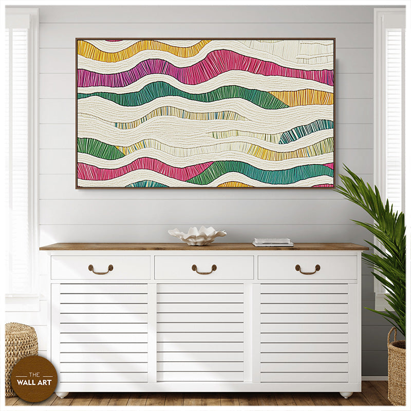 ARBORIGINAL ART OF WAVES