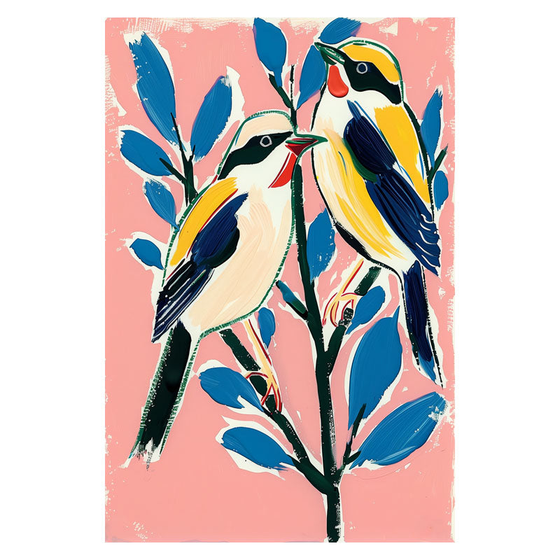 BIRD COUPLE ON BRANCH