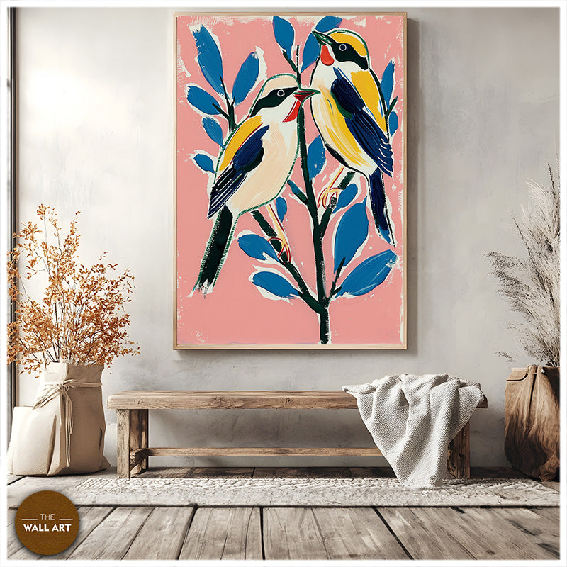 BIRD COUPLE ON BRANCH