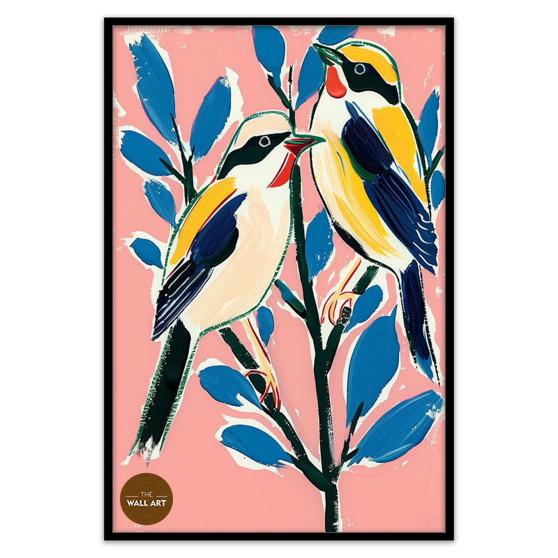 BIRD COUPLE ON BRANCH