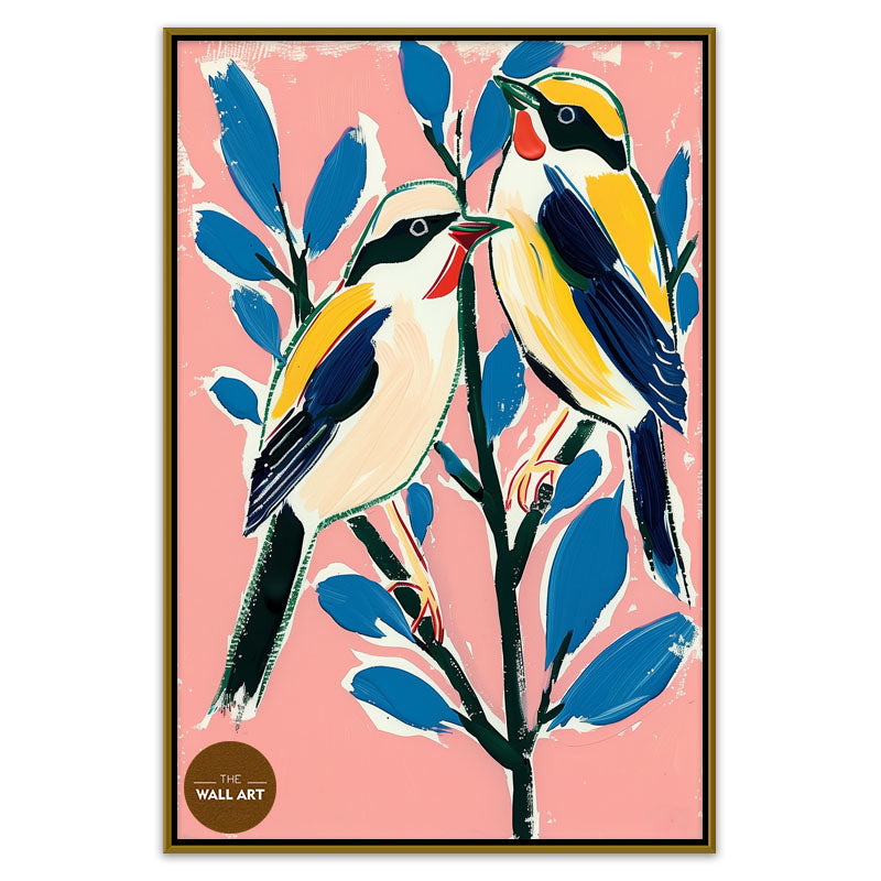 BIRD COUPLE ON BRANCH