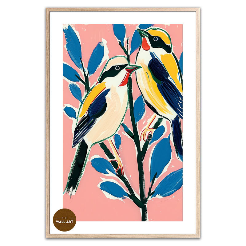 BIRD COUPLE ON BRANCH