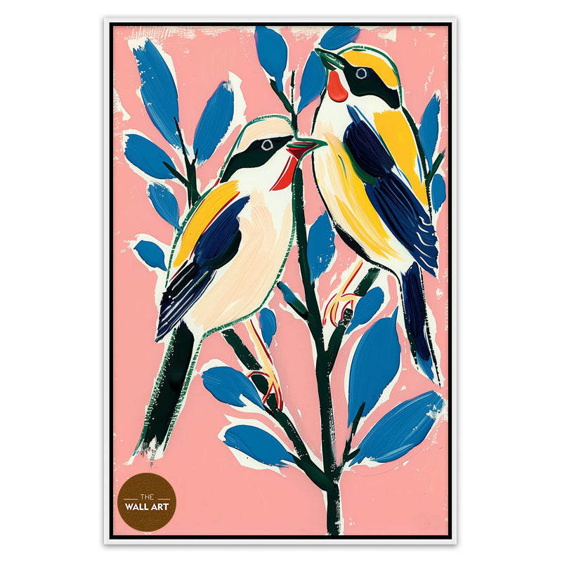BIRD COUPLE ON BRANCH