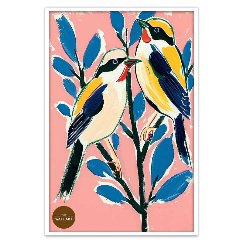 BIRD COUPLE ON BRANCH