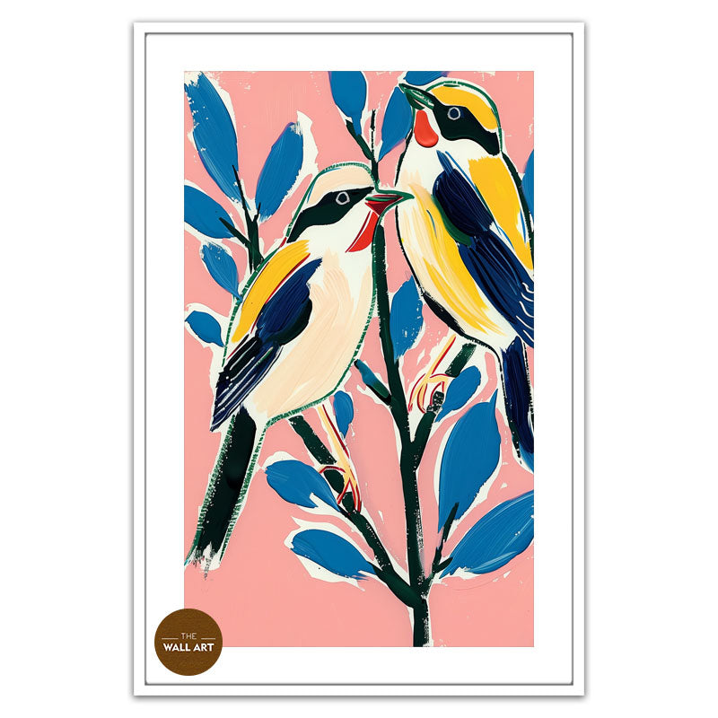 BIRD COUPLE ON BRANCH