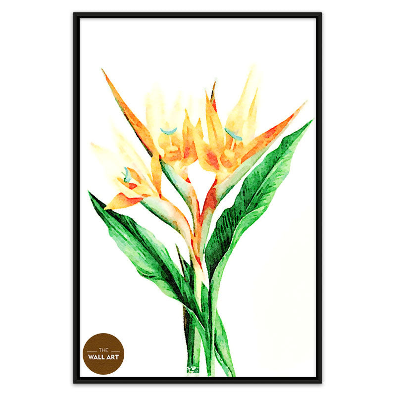 BIRD OF PARADISE WATER COLOUR