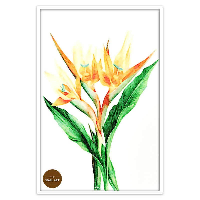 BIRD OF PARADISE WATER COLOUR