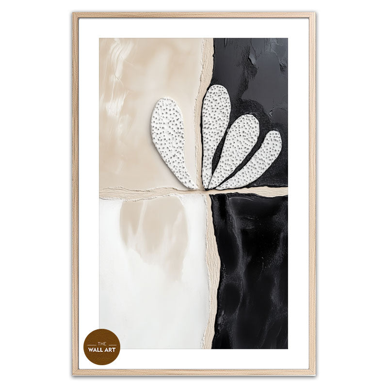 BLACK AND WHITE CACTUS I