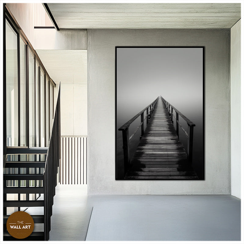 BLACK AND WHITE PIER I