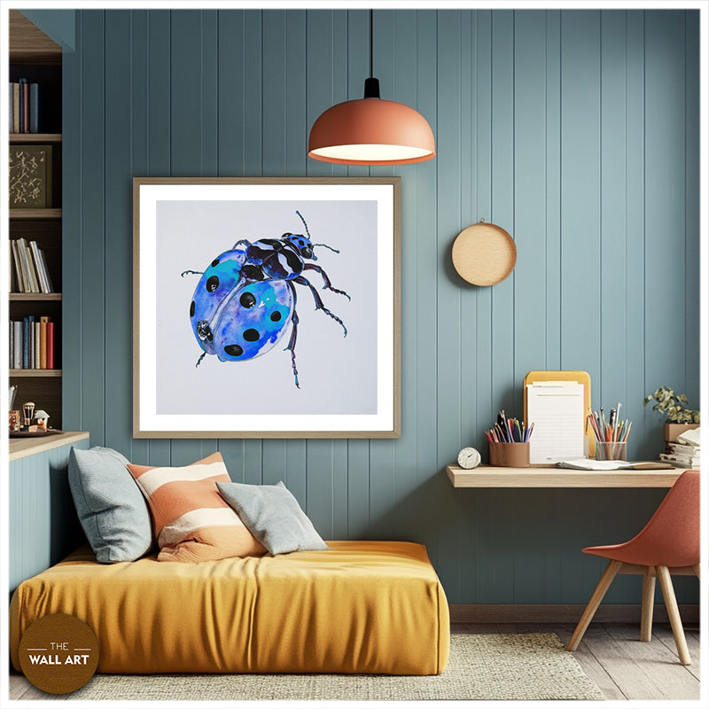 BLUE LADY BUG