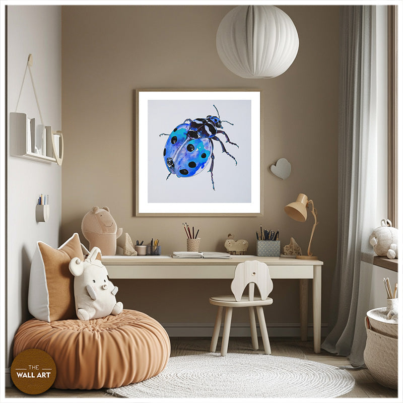 BLUE LADY BUG