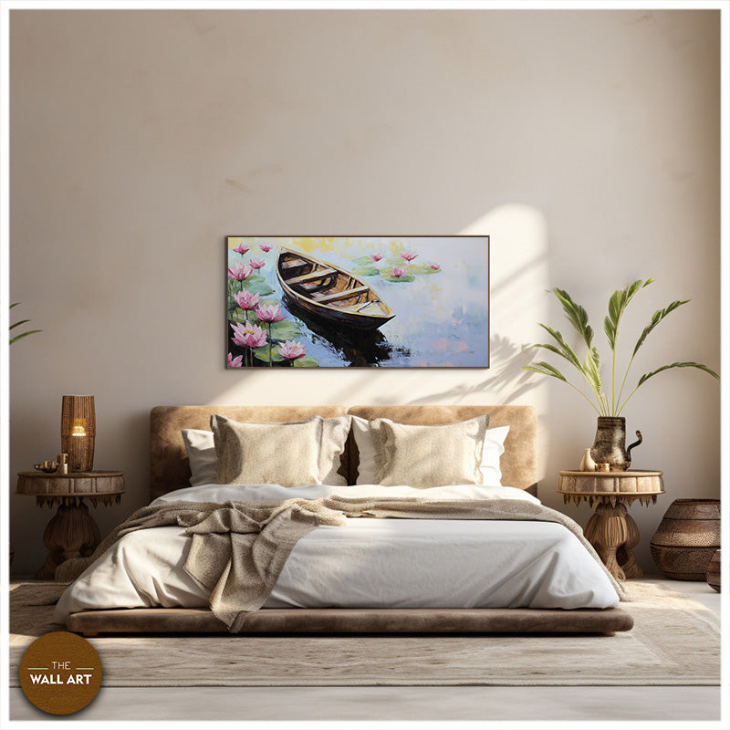 BOAT IN THE LOTUS POND III