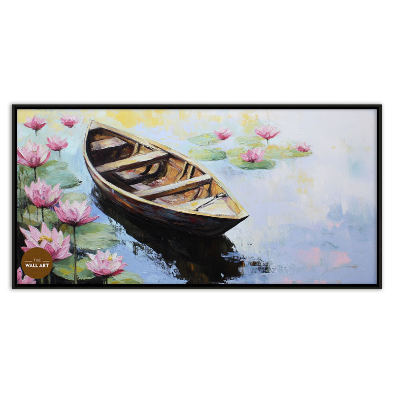 BOAT IN THE LOTUS POND III